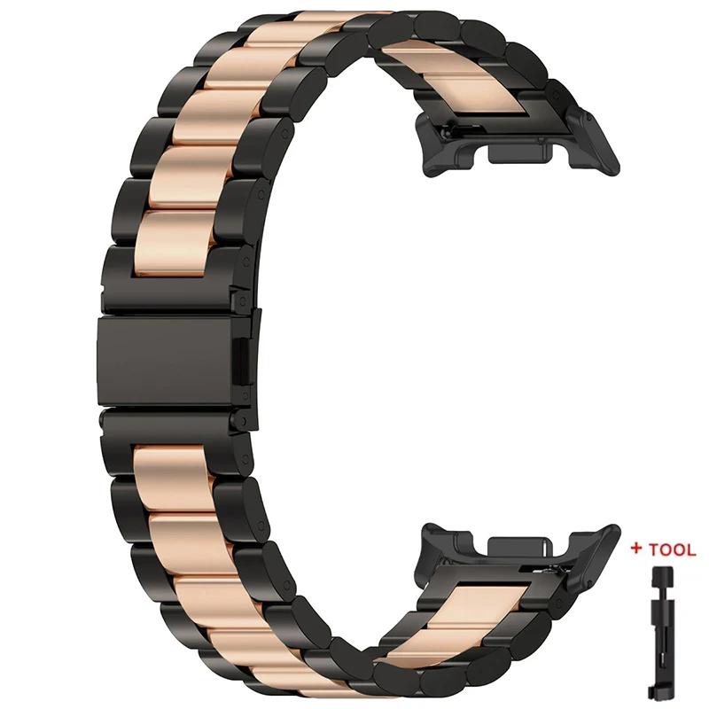 Ремешок из нержавеющей стали для Samsung Galaxy Watch 8/Classic 8 40 мм 44 мм Ремешок для Watch Ultra 2 Ремешок для Galaxy Watch 7 Ultra