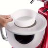 Mixer Bowl Covers for KitchenAid 4.5-5 Qt Stand Mixer Anti-Splash Baffle Transparent Lid with Extra Pouring Window Plastic Bowl Cover To Prevent