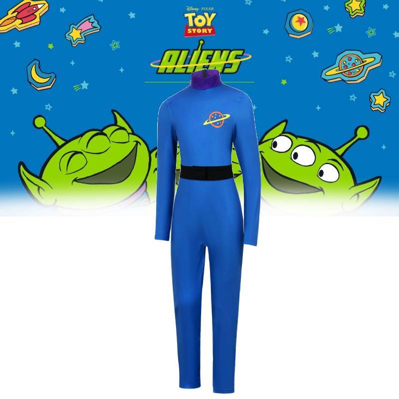 Костюм Косплей Инопланетянин из Истории Игрушек из Полиэстера для Хэллоуина и Сценических Выступлений