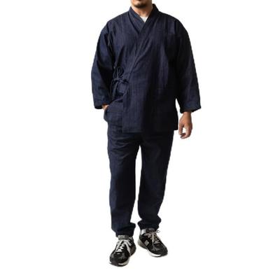 Джинсовое самуэ Kojima Denim Темно-синий Сделано в Японии [Sanbi] №320 (L)