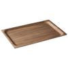KINTO SCS Tray 415x265mm Walnut Coffee Processed Wooden Tray 27654 Non-slip