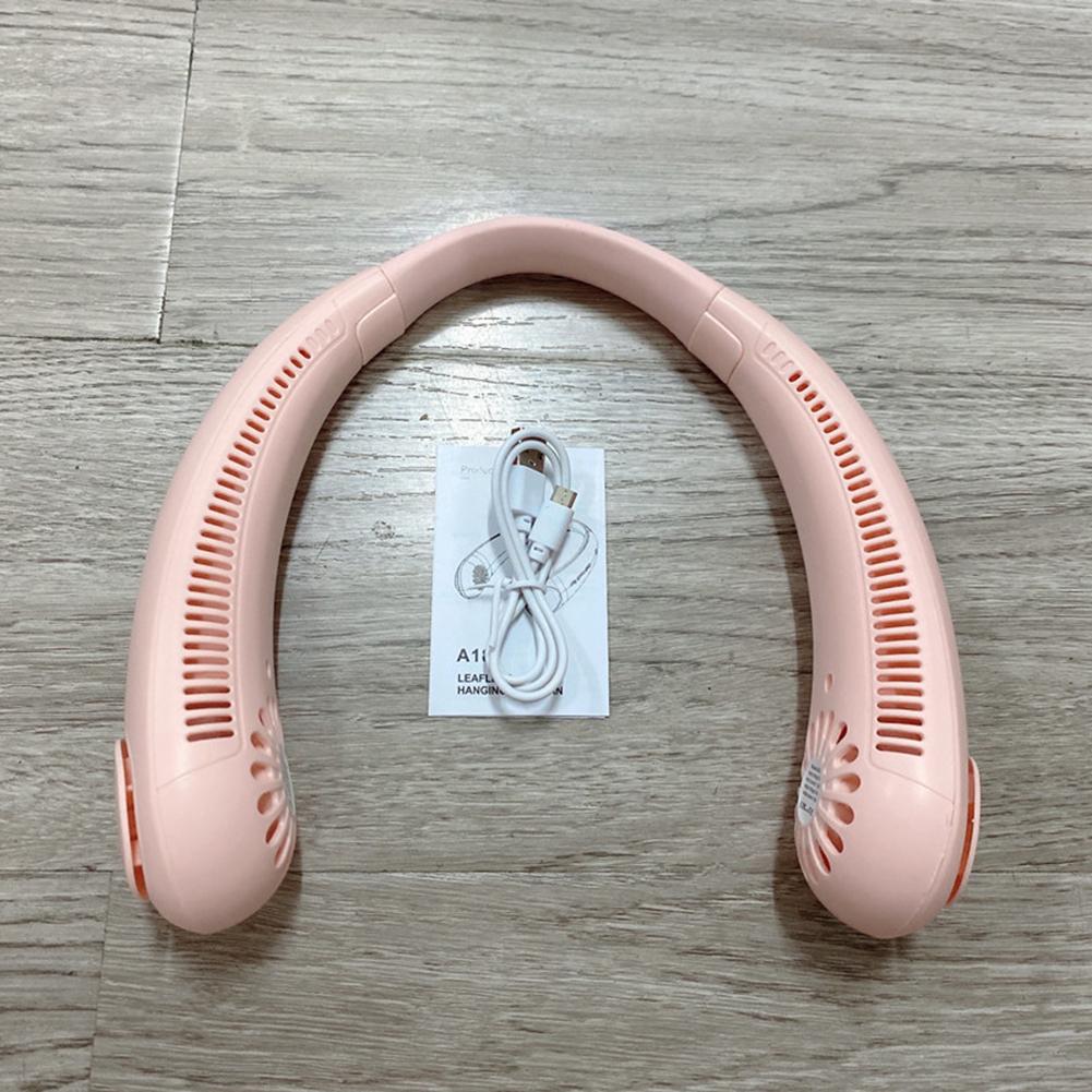 Подвесной шейный вентилятор, портативный охлаждающий вентилятор, безлопастной шейный вентилятор, USB-перезаряжаемый портативный шейный вентилятор для дома, офиса, путешествий, спорта