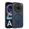 KEYSION Магнитный чехол для телефона Redmi A3 A3X Мягкий силикон+ПК Матовый полупрозрачный Прозрачный Ударопрочный задний чехол для Xiaomi POCO C61