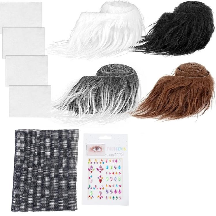 Кошки Лисы Маска с Мехом Сетка для Глаз Лист из Войлока Маска для Переодевания Терианов для Раскрашивания для Хэллоуина Маскарад Косплей Вечеринка