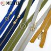 5 шт. Meetee №3 15-30 см Металлические молнии для сумок, закрытый конец, молния с автозамком для комплекта для ремонта одежды, DIY швейные материалы, аксессуары