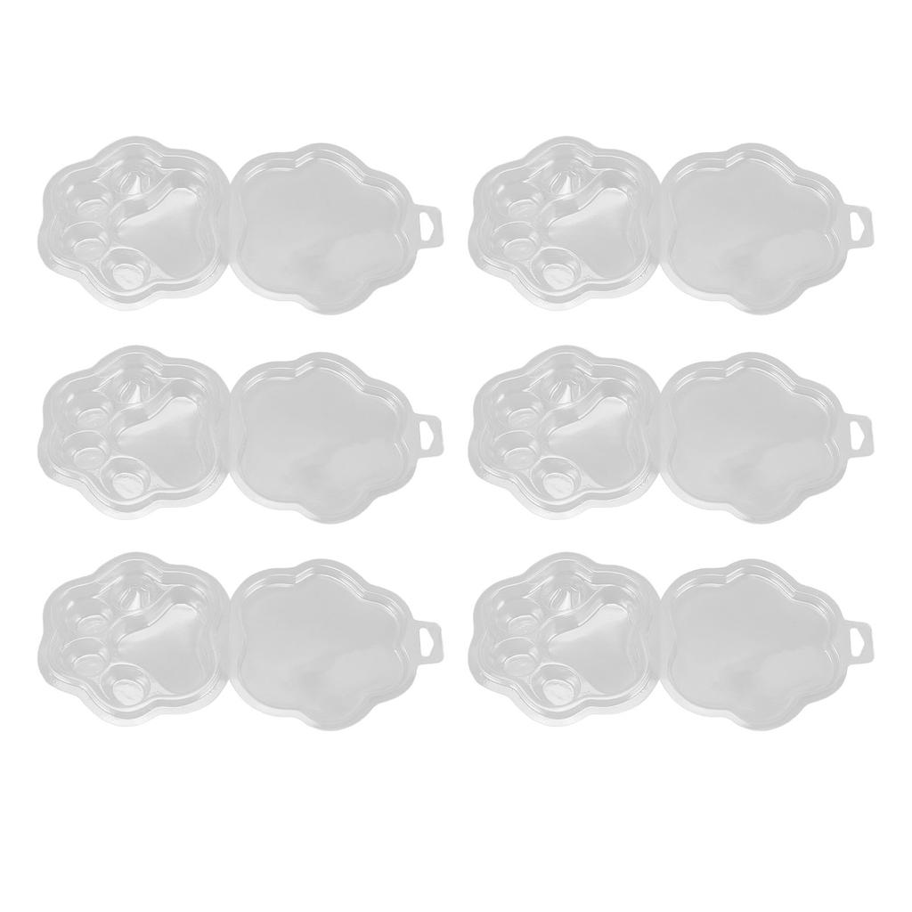 25 шт., контейнер для плавления воска «кошачий коготь», ПЭТ, прозрачный, пустой, для плавления воска, для шоколадных изделий «сделай сам», безфитильная свеча