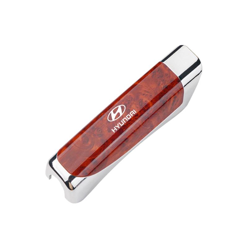 Car Handbrake Handle Decorative Cover Emblem Sticker Accessory For Hyundai Genesis N-LINE I10 I20 I30 I40 IX20 IX35 Kona Getz MM18