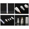 2 Pcs Empty Paint Markers Refillable Painting Pen 5mm Round Head Fillable Paint Marker Clear Acrylic Paint Marker