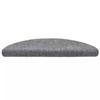 Tapis d'escalier - vidaXL - 15 pcs - Auto-adhésif - Gris clair - Dimensions 56 x 17 x 3 cm