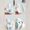 Abstract Couples Embrace Statue Ceramic Miniatures Figurine People Love Sculpture  Home
