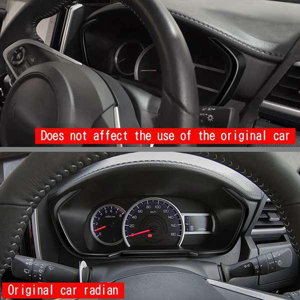 1 пара ярко-черных ABS-накладок на приборную панель для Toyota ROOMY 2022 года