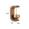 Dopamine Wind-bell Magnetic Inhalation Home Wind-bell Beech Car Into The Door To Remilnd The Bell Copper Bell Walnut Copper Orna