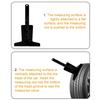 Aluminum Car Tyre Tire Treads Depth Gauges Meter Ruler Calipers Measuring Tool Tire Treads Depth Gauges