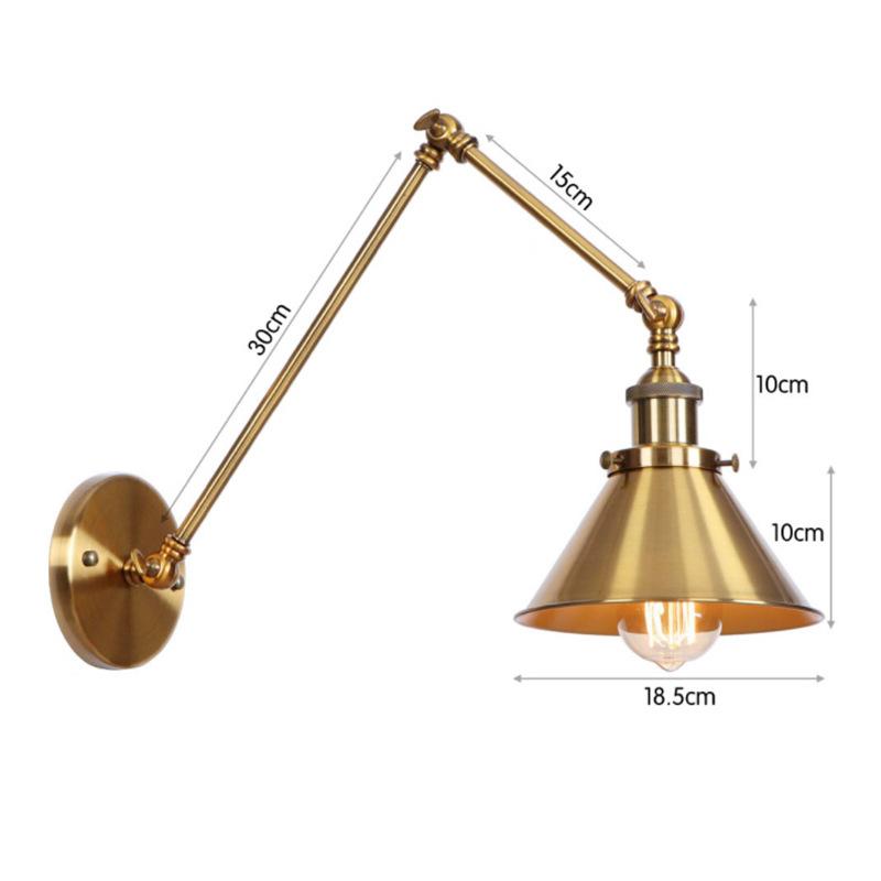 Американский Железный Арт Мульти Фестиваль НЛО Бар Ресторан Черный Индивидуальность Простая Спальня Декор Лампа для Спальни Настенный Светильник
