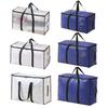Large Quilt Storage Bag Clear Storage Bin With Lid Reinforced Handles Waterproof