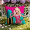 Чехол для подушки R-RuPaul Singer, двойного назначения для дома и автомобиля: Двусторонняя конструкция для максимального комфорта
