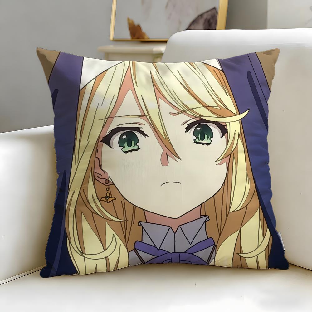 anime Engage Kiss Cushion Cover Soft EasyWash Pillow Case Versatile for Couch Bed Travel and Office