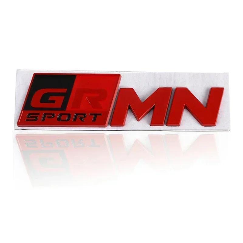 3D металлические буквы GR Sport MN GRMN наклейка на крыло автомобиля, задний багажник, эмблема для RZ RC RS Corolla Camry Prius, аксессуары