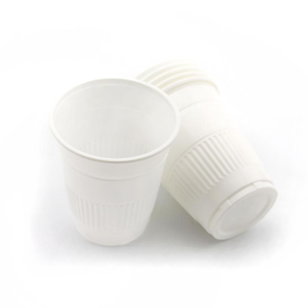 Красочные одноразовые пластиковые стаканчики для ополаскивателя полости рта - красный, синий, зеленый, фиолетовый, желтый, розовый