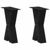 VidaXL Coffee Table Legs In X-Shape, 2 Pieces, Black, 28 X (42-43) Cm, Steel 4012948