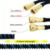 High Pressure Garden Water Hose 2.5-30 Meters Expandable Flexible Stripes Pipes for Garden Farm Irrigation Car Wash PVC Reel Gun