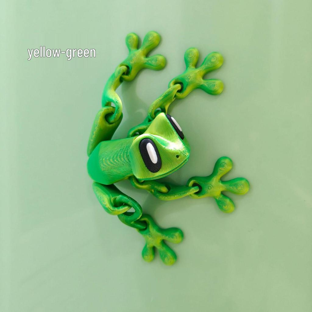 3D Магнитная лягушка, подвижная фигурка - Оригинальное украшение для рабочего стола и холодильника, игрушка