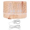 700ml Colorful LED Night Light Aroma Humidifier Light Wood Grain Aroma Diffuser