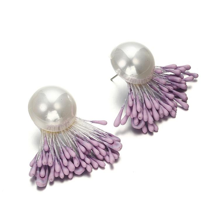 JMXD-Pearl Earrings Women's, Starch Fringed Pendant Earrings, Earrings, Accessories New Products