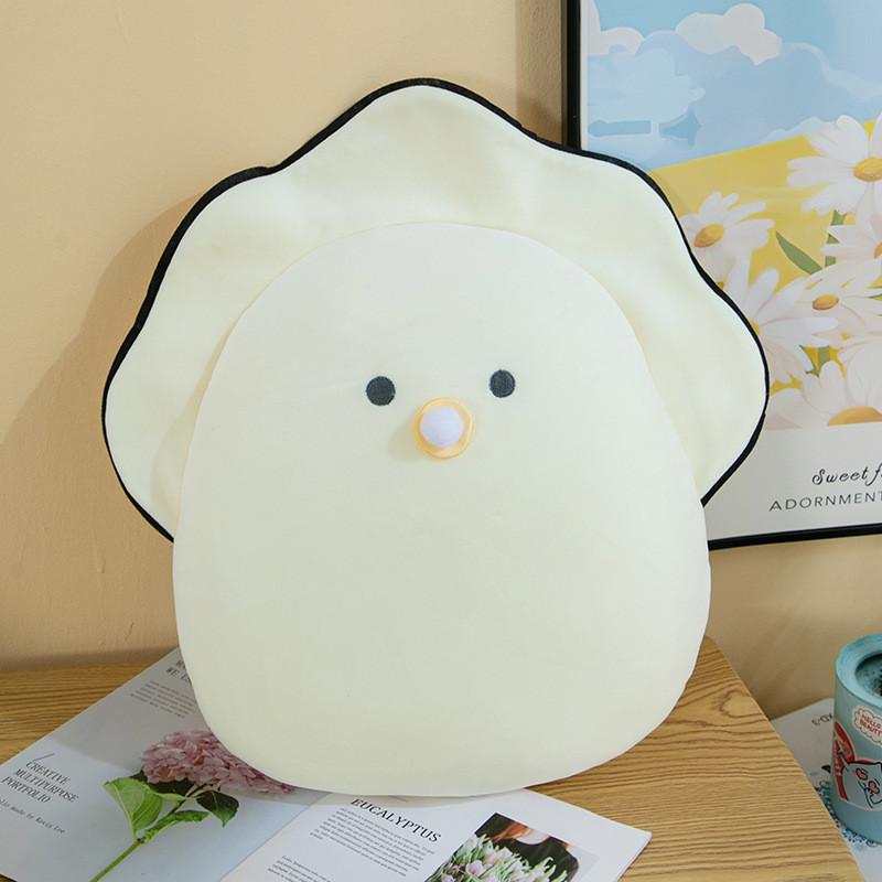 Ocean World Soft Oyster Plush Toy With Nipple Design For Birthday Gift