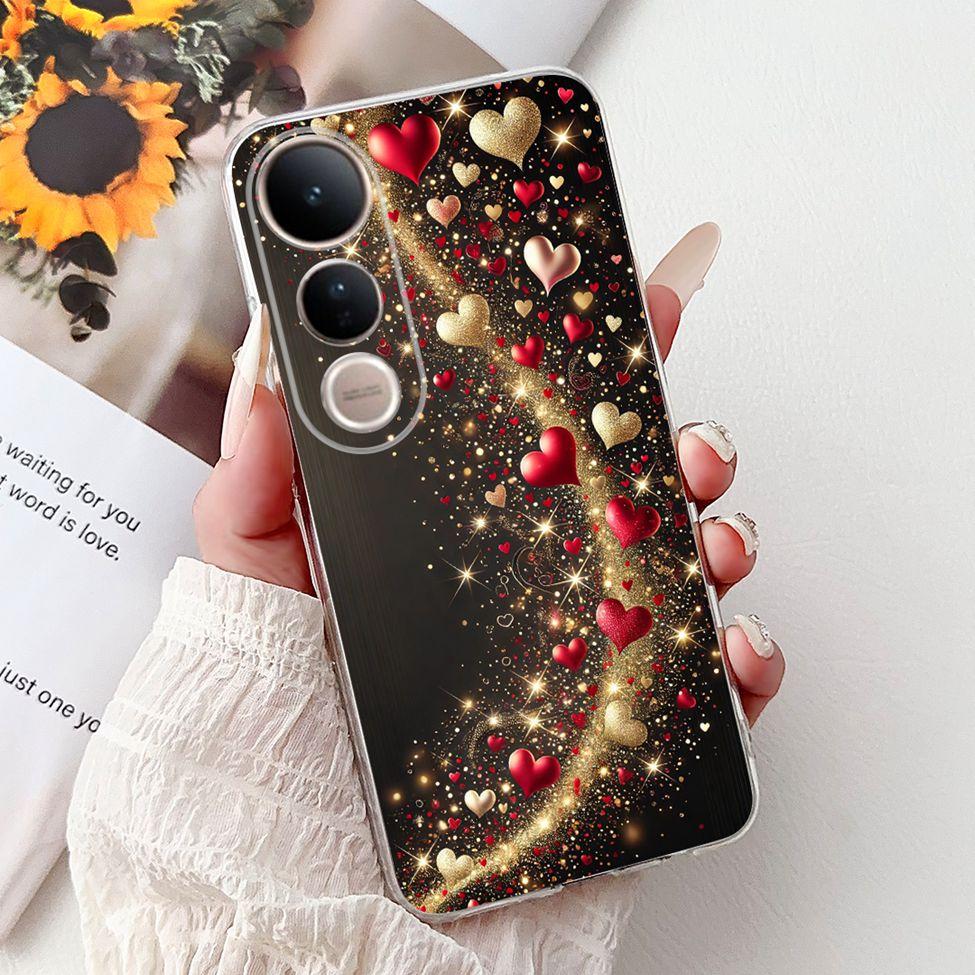 For Vivo V50 Lite 5G Case Cover Cute Cat Luxury Fashion Flowers Funny Cool Painted Back Cover For Vivo V50Lite 5G Phone Case