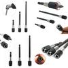 3pcs Set 1/4 Hex Shank Screw Driver Extension Bit Quick Release Holder Tool Efficient Magnetic Bit Holder For Precise And Secure Fastening