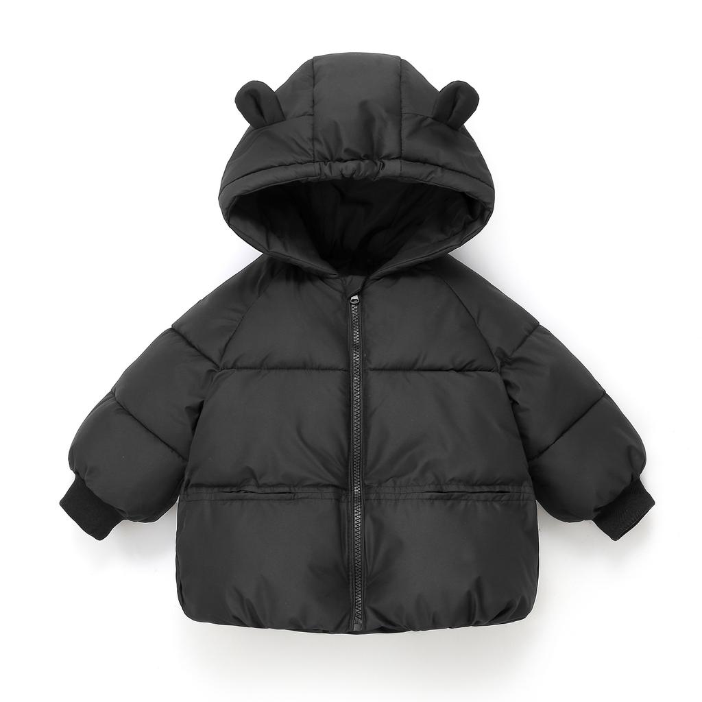 Winter Kids Jackets Boys Girls Cotton Coat Thicken Hooded Clothing Children's Outerwears