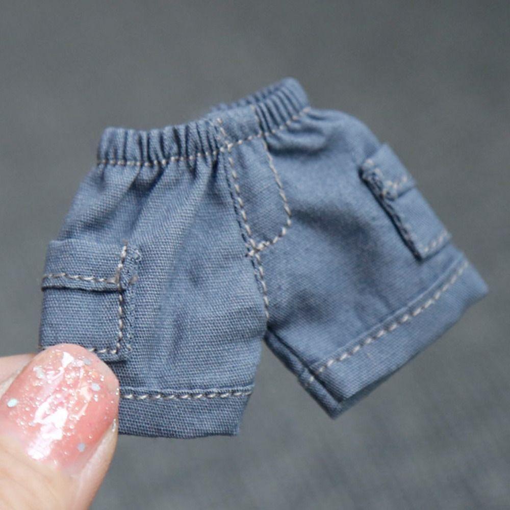 Accessories For 1/12 BJD Dolls Doll Pocket Shorts Dolls Wear Shorts Doll Clothes Doll Jeans Shorts
