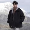 Мужское осенне-зимнее новое кашемировое утолщенное хлопковое пальто