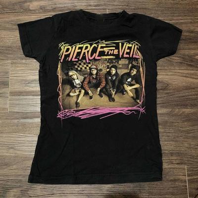Pierce The Veil Черная Унисекс Футболка Все Размеры от S до 5XL BO454 Унисекс Футболка