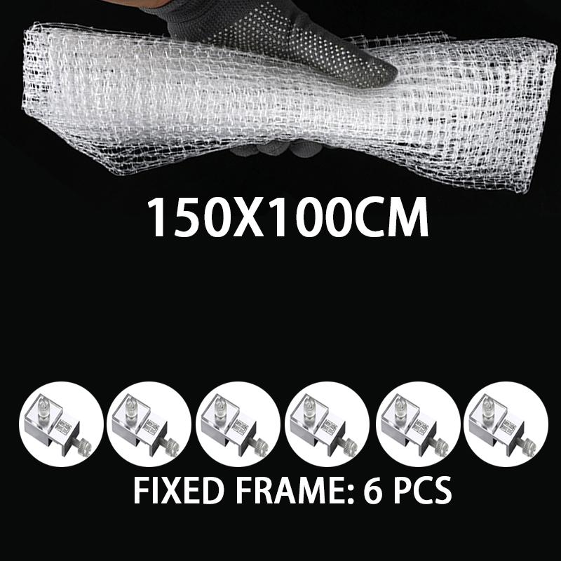 ZRDR DIY Aquarium anti jump net invisible net transparent net fish tank anti jump net anti escape replacement net