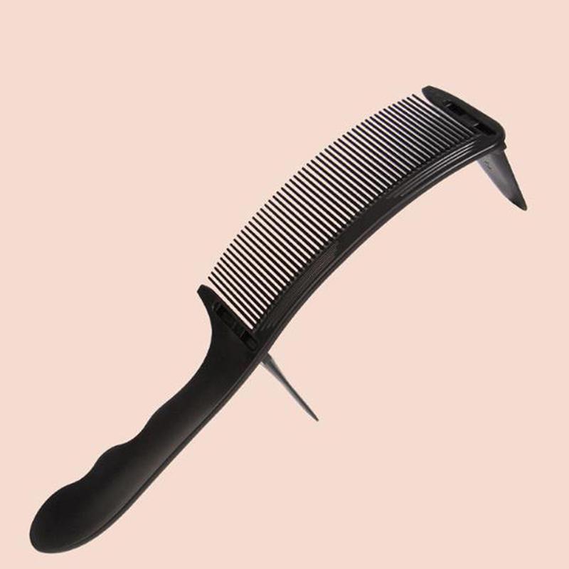 Профессиональная парикмахерская стрижка волос, изогнутая расческа для позиционирования, регулируемый дизайн S-образной дуги