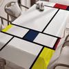 Скатерть Art P-Piet CC-ornelies M-Mondrian Покрытие для домашнего обеденного стола Покрытие для банкетного стола на открытой вечеринке Скатерти для украшения отеля