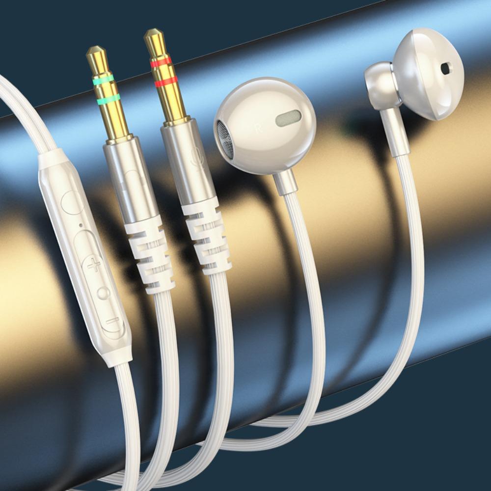 Разъем 3,5 мм. Проводные наушники-вкладыши 3,5 мм. Проводная гарнитура. Наушники с двойным разъемом для настольного компьютера/компьютера/ПК.