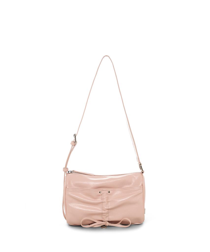 Matin Kim Front Shirring Ribbon Mini Bag In Pink
