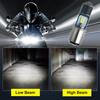 Двухцветная фара для мотоцикла H4 BA20D P15D светодиодная лампа супер яркая светодиодная фара для мотоцикла противотуманная фара для мотоцикла
