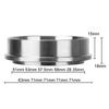 Stainless Steel Coffee Dosing Ring 51/53/58/58.35mm Espresso Barista Tool Coffee Filter Tampers Coffee Powder Funnel For Brewing Bowl Coffee Powder
