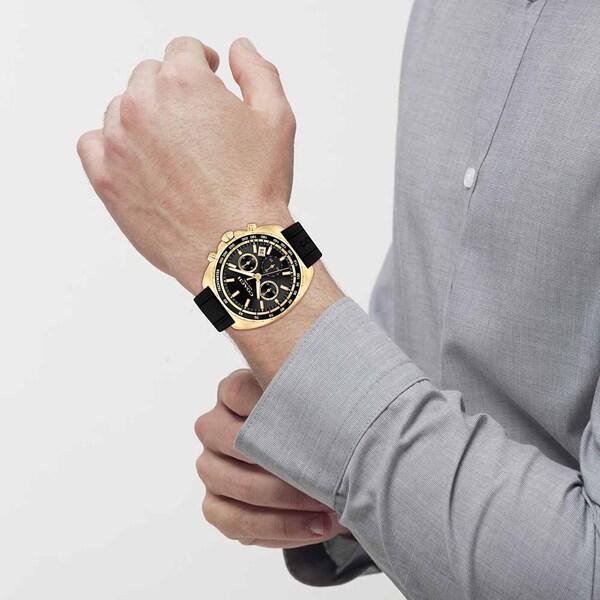 Coach Charter Black Strap Black Dial 14602708 Wrist Watch