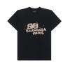 Balenciaga Футболка женская черная свободного кроя 612965TNVN41059