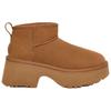 UGG Классические Ультра Мини Ботинки New Heights Каштановые Женские Кроссовки Коричневые 1158311-CHE