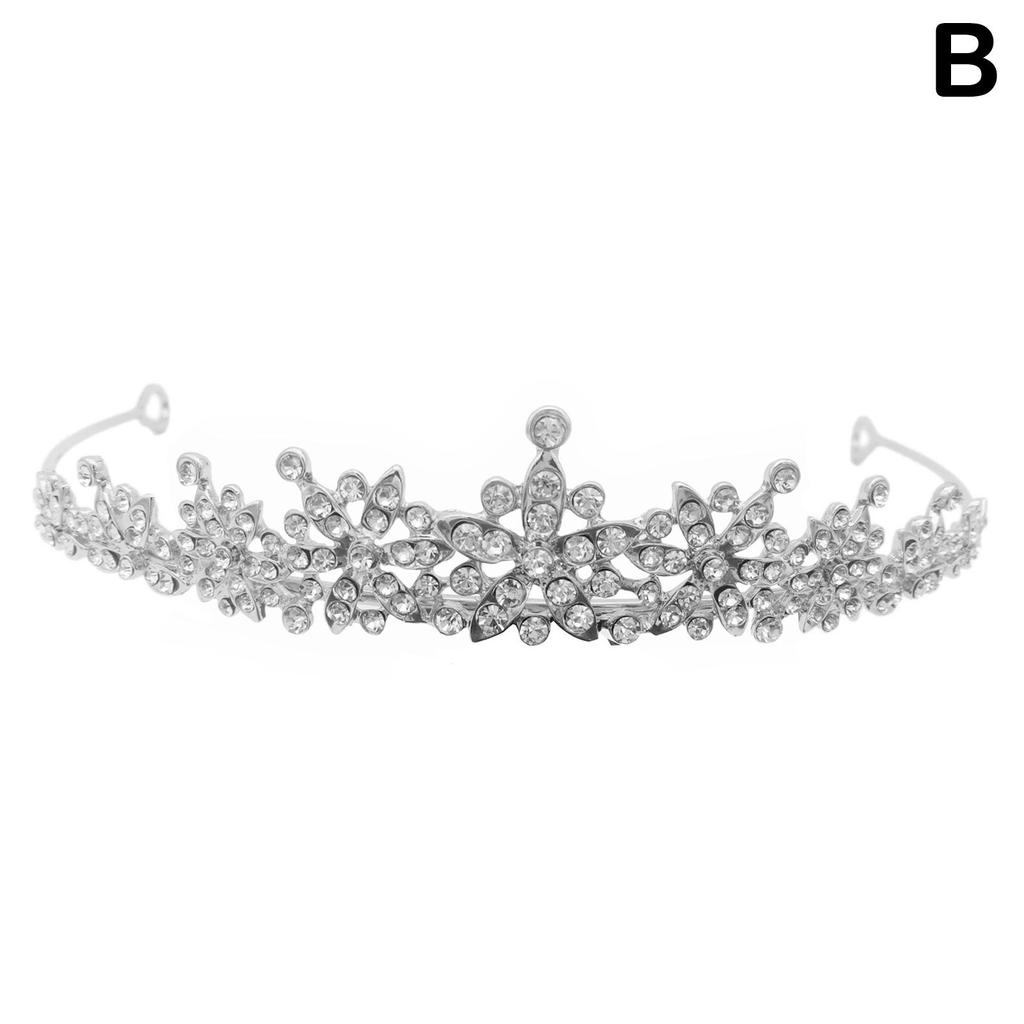 Принцесса Тиара Свадебная Повязка на Голову Свадебные Тиары и Короны Головной Убор Корона Свадебная Простая N1O2