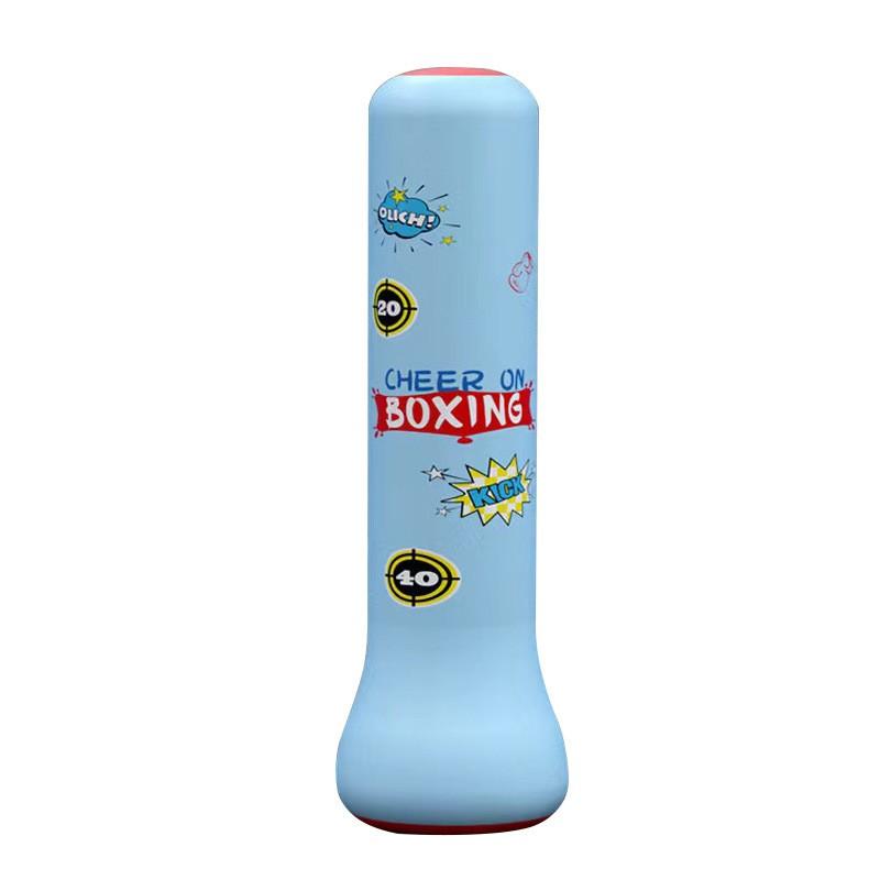 Kids Inflatable Boxing Punching Bag Home Training Stand-Up Martial Arts Practice Toy Children Teens