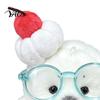 Decorative Room Pendant Cute Baby Seal Plush Keychain, Soft Fluffy White Mini Bag Animal Charm, Stuffed Ocean Key Ring Accessory for Backpack