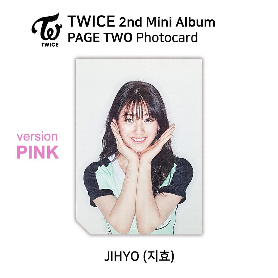 Twice 2-й мини-альбом СТРАНИЦА ВТОРАЯ Фотокарточка РОЗОВАЯ Версия