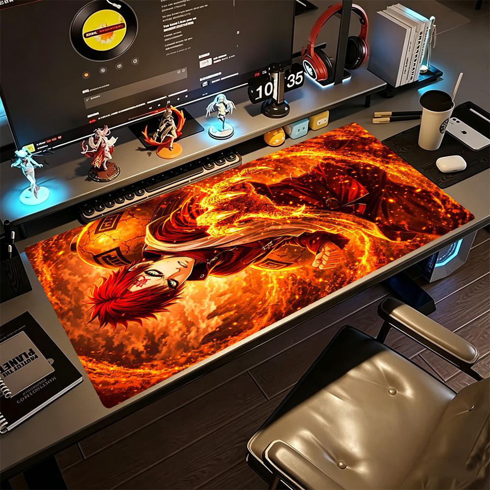 Naruto Gaming Mouse Pad Keyboard Pad Ultra-Long Desk Mat Non-Slip Rubber Base Office Desk Accessory